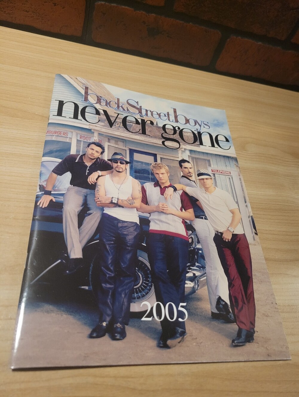 Backstreet Boys Never Gone Tour 2005 Official Program Book